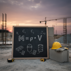 Oblicz masę substancji - prosty wzór dla budowlanych prac