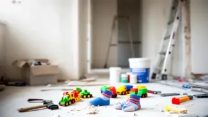 Bunt czterolatka w nowym domu jak przetrwać remont z dzieckiem i zachować spokój